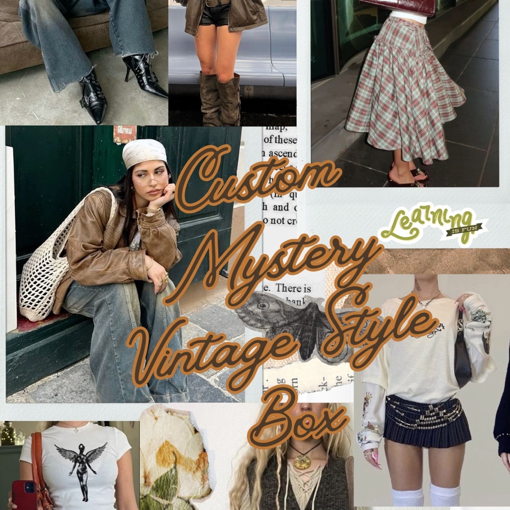 Full Lookbook Vintage Box – Personalized by Your Pinterest Board (Large)